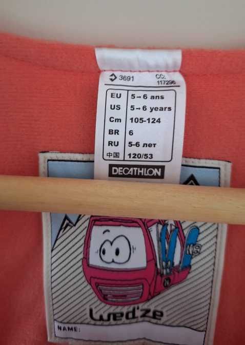 Fato de neve de menina - Tamanho 5/6 anos