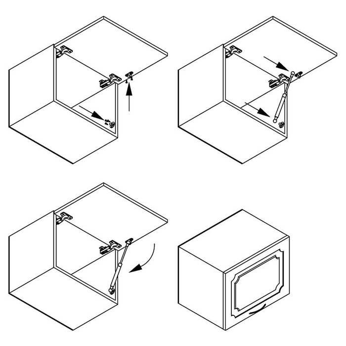 Подьемник газовый мебельный DC/Muller (лифт, амортизатор)