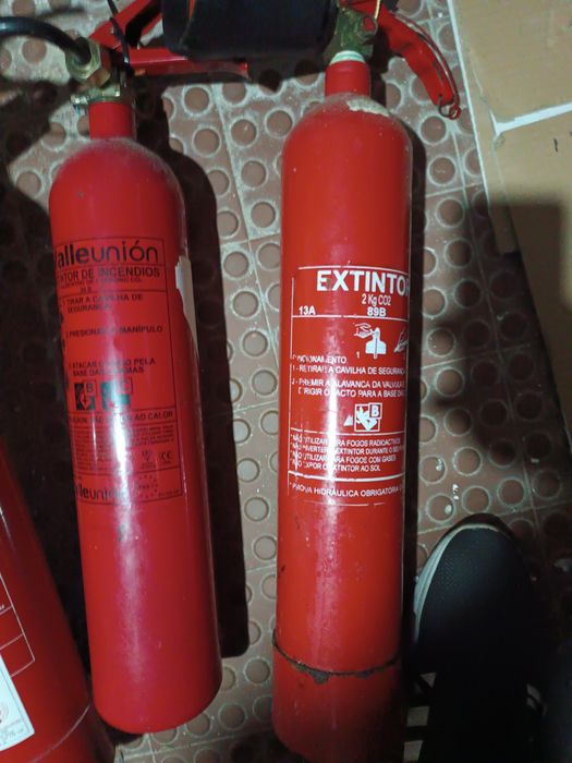 Extintor co2 aquarios