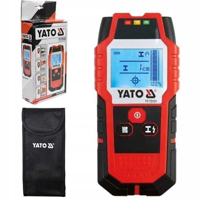 Wykrywacz profili kabli metali Yato YT-73131 detektor przewodów LCD!