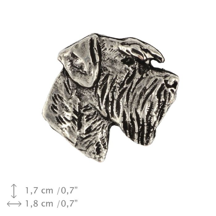 Sznaucer pin posrebrzony Art-Dog