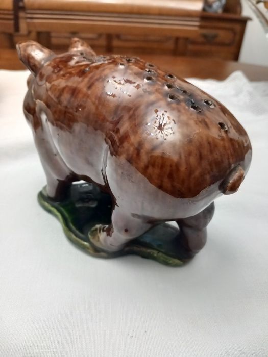 Paliteiro formato de porquinho