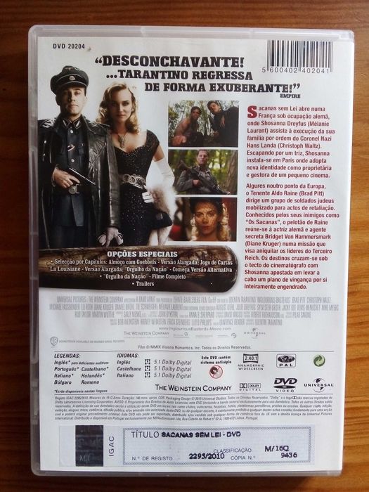 Lawless, Tarantino, Brad Pitt, Diane Kruger, Mélanie Laurent64739034881795121