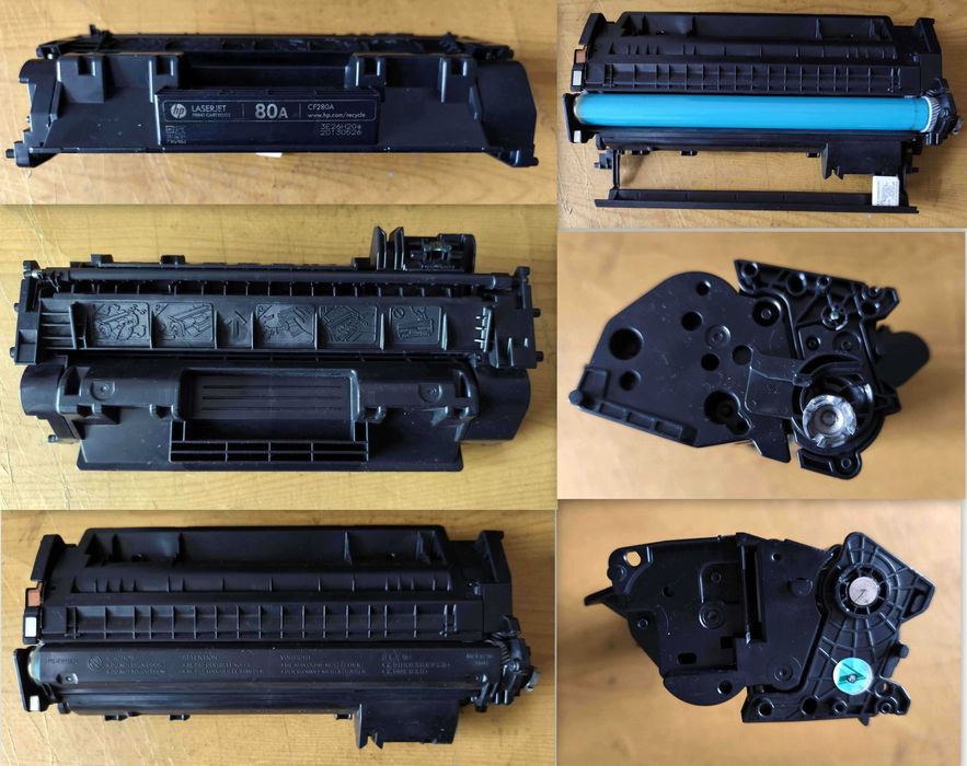 Нові + б/в картриджі, зап. частини, і витратні матеріали до принтерів.