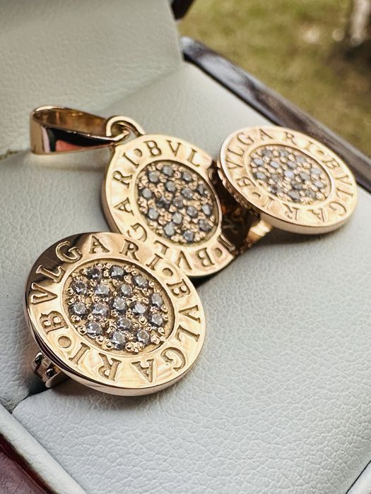 Золотой комплект bvlgari 585