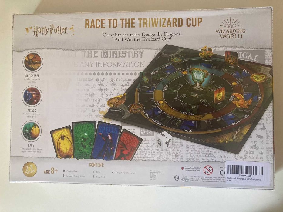 Jogo de Tabuleiro Harry Potter - Race To The Triwizard Cup (SELADO)