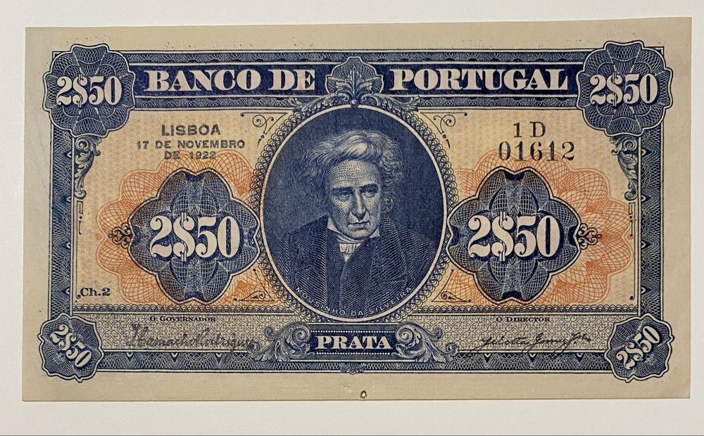 Nota 2$50 - 1922