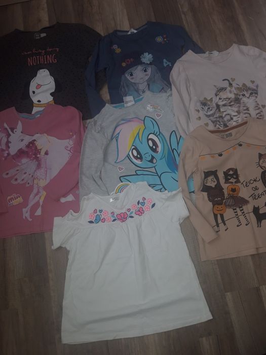 Paka ubrań dla dziewczynki 110-116