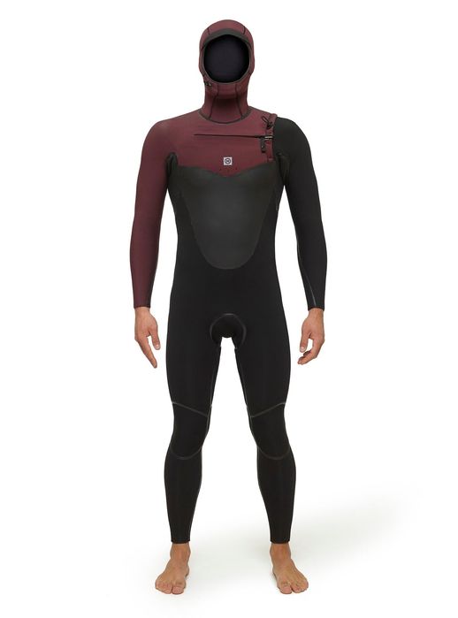 Deeply Wetsuit Chest Zip 4/3 Explorer Frost II c/ Hoodie - Size MT