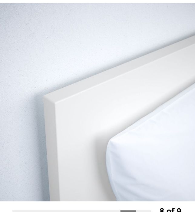 Cama Solteiro IKEA branca com gavetas