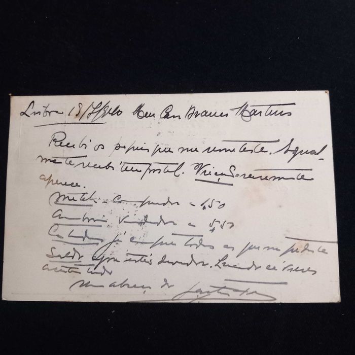 Bilhete postal antigo