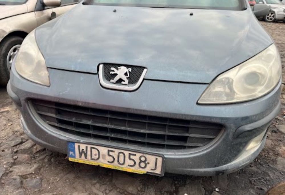 Peugeot 407 - zderzak przód przedni - EZWD