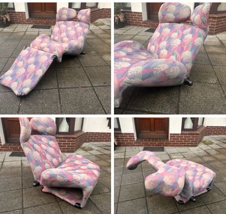 Cassina Wink fotel rozkladany, szezlong