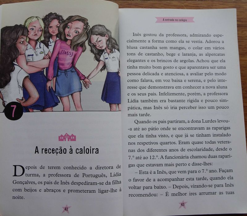 O Mundo da Inês (A Entrada no Colégio) de Sara de Almeida Leite