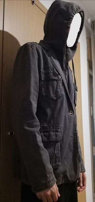 Casaco c/capuz verde