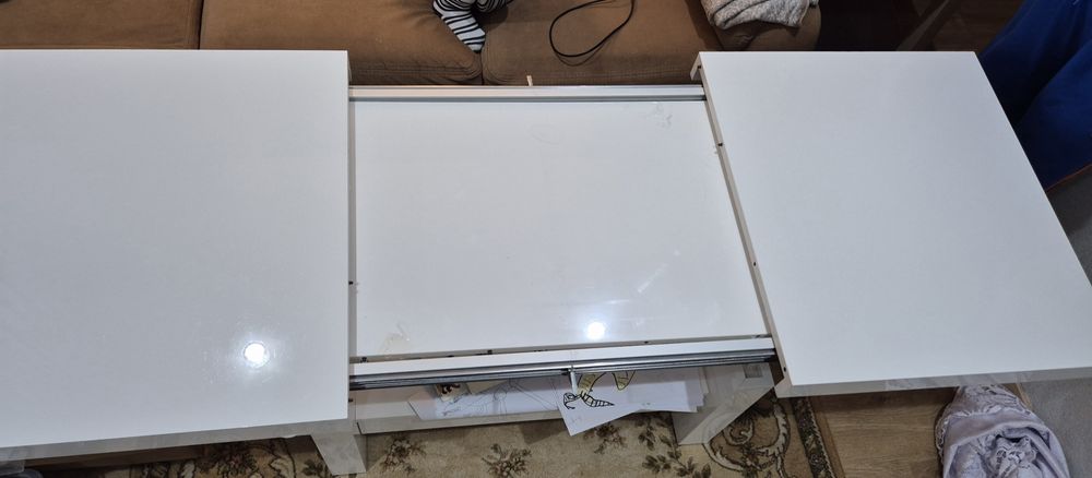 Sprzedam ławę Aversa – biała, wysoki połysk