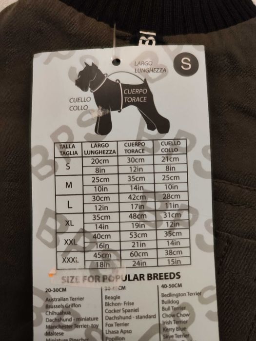 Casaco de Inverno para Cão - S - novo