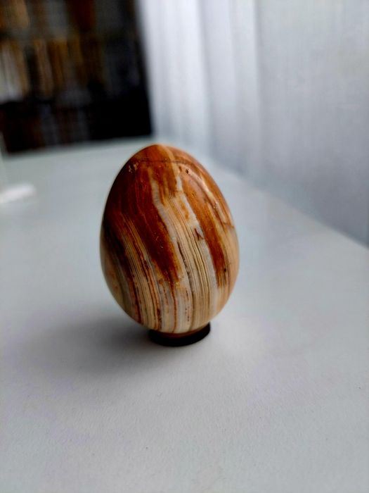 Jajko z Onyxu Pakistańskiego Kamień Minerał Naturalny #91