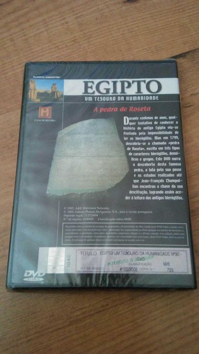 DVD - Egipto - A pedra de Roseta