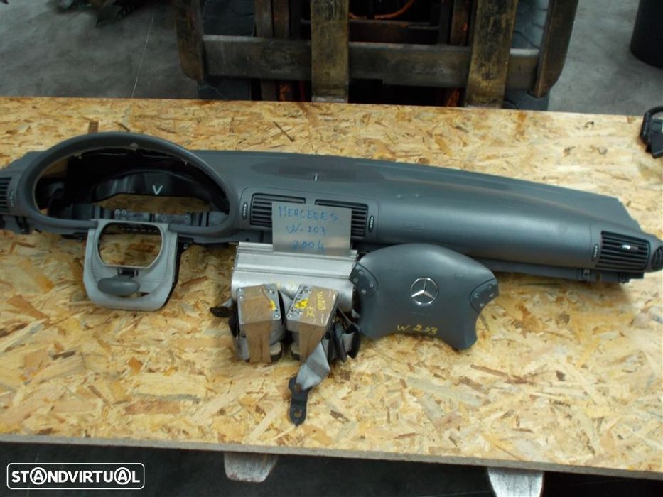Conjunto De Tablier E Cintos Mercedes W203 2004