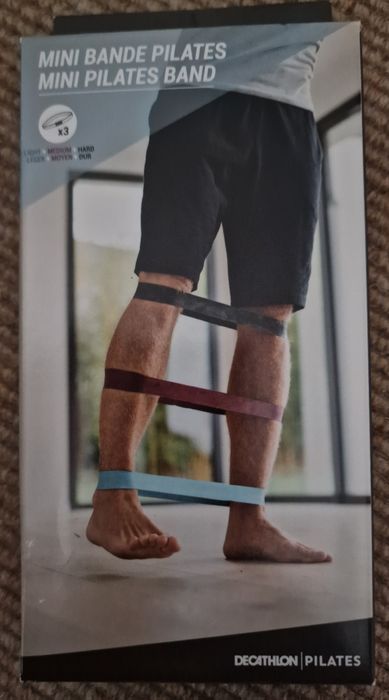 Conjunto 3x Bandas Elásticas Ginástica e Pilates