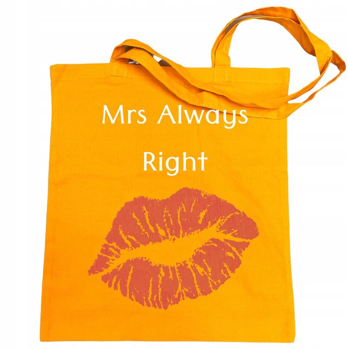 walentynki torba zakupy nadruk mrs always right