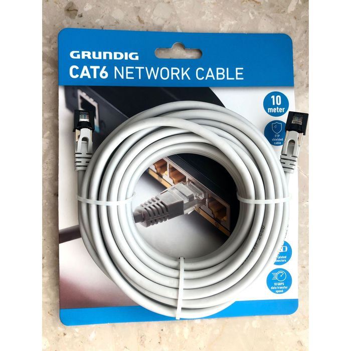 Кабель мережевий GRUNDIG CAT6, 10 м