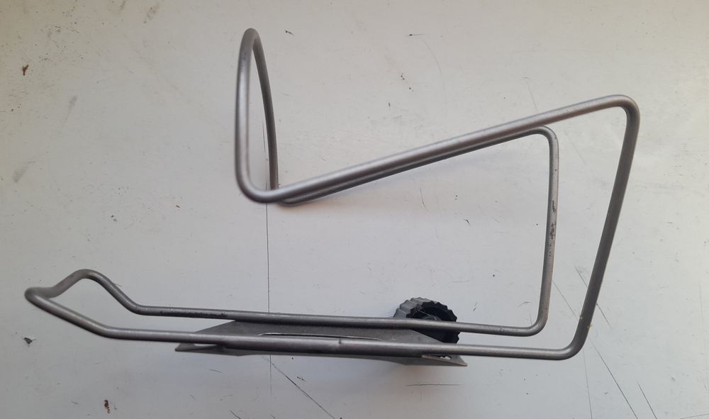 Tytanowy koszyk na bidon retro szosowy 28g