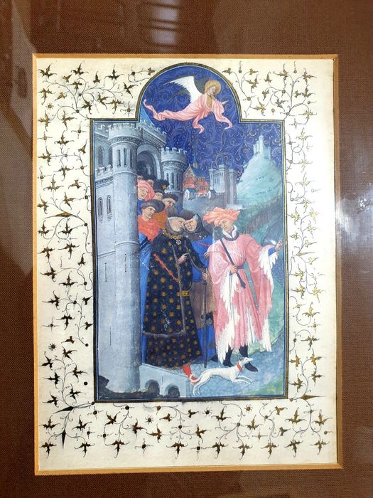 Quadro com Reprodução do quadro de Jean de France: Duke Jean de Berry