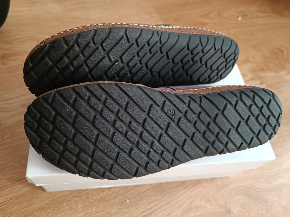 Kołodziej buty damskie półbuty  skóra naturalna rzepy 41