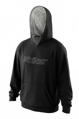 Bluza z kapturem czarna MTB 3biker 100% prod. PL