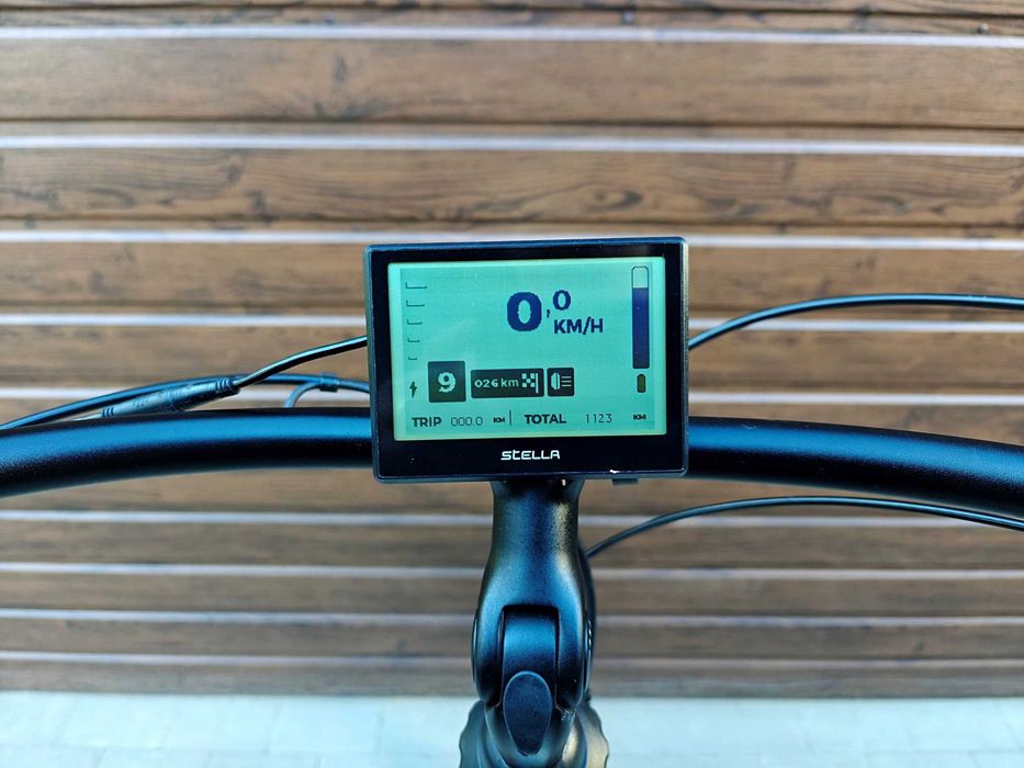 Rower elektryczny STELLA FIORE 1100 km 14.7 AH 529 WH 36v Asystent prowadzenia Jak nowa 9 TRYBÓW
