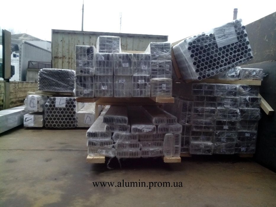 Труба алюмінієва, кутник, полоса, прут, радіаторний профіль,  порізка.