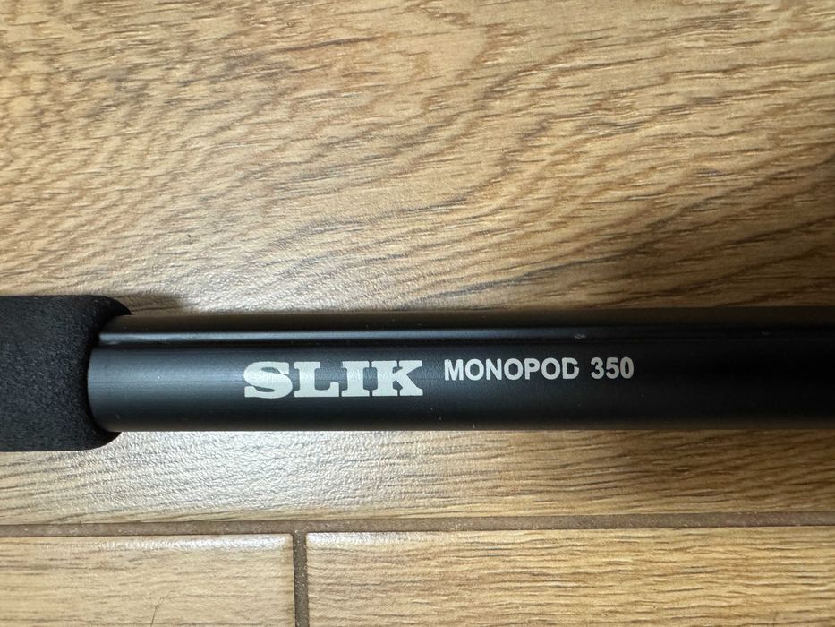 Моноподи Manfrotto 680B + голова 701hdv і Slik monopod 350