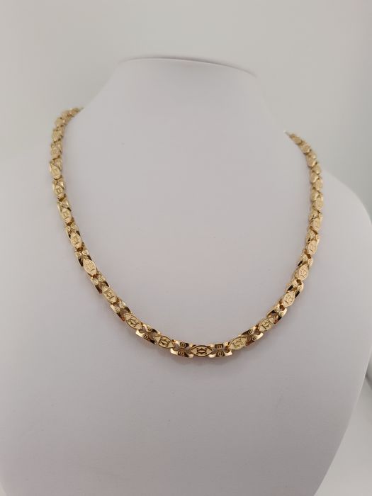 Złoty Łańcuszek Cartier Pr.585 14K Nowy 55cm