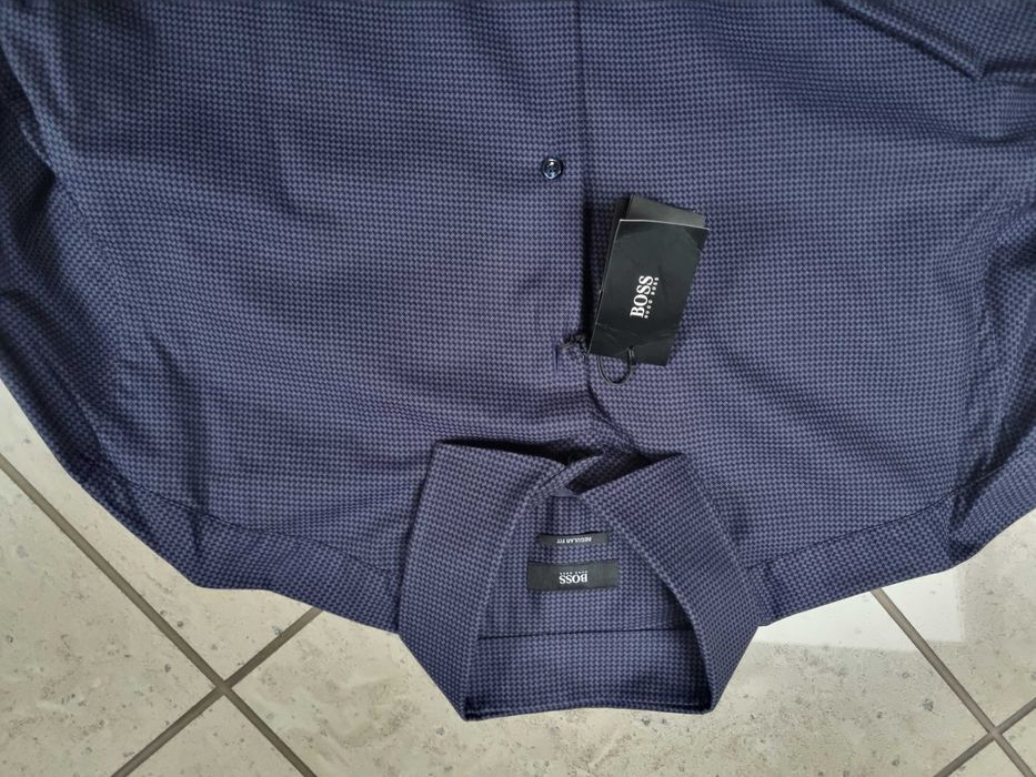 Hugo Boss oryginalne koszule męskie kołnierzyk 43