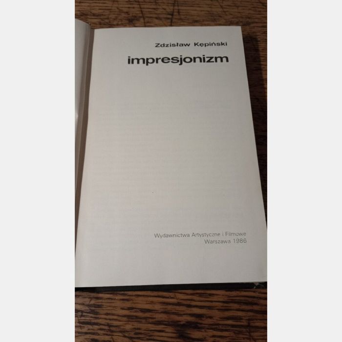 Impresjonizm. Zdzisław Kępiński