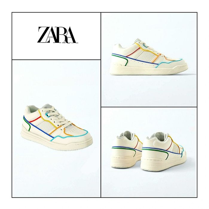 Кросівки 38 39 Zara базові зручні із екошкіри оригінальні