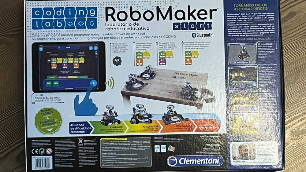 Laboratório de Robótica - Robo Maker Júnior Coding Lab - Clementoni