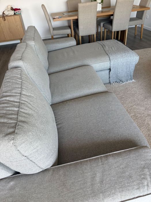 Sofá Ikea kivik com chaise longue