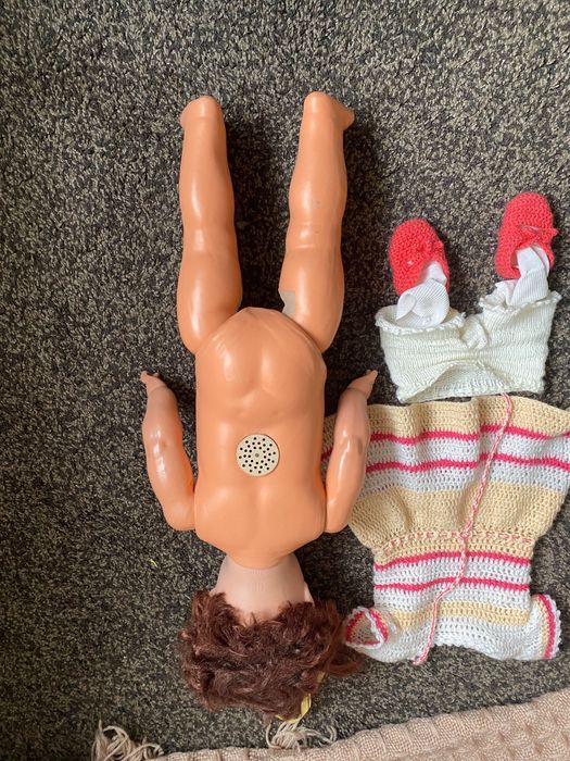 Винтажна Німецька лялька,кукла 50 роки папьє маше