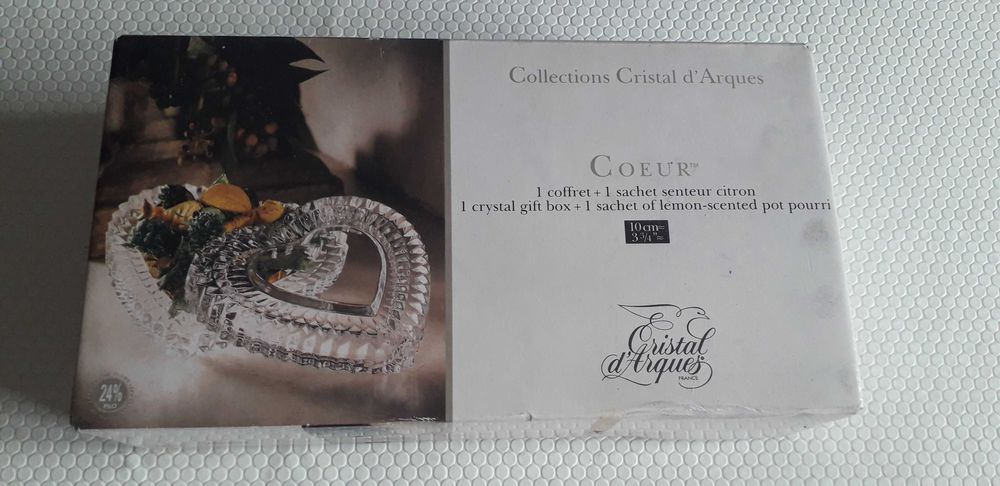 Caixa em forma de coração Cristal D'Arques