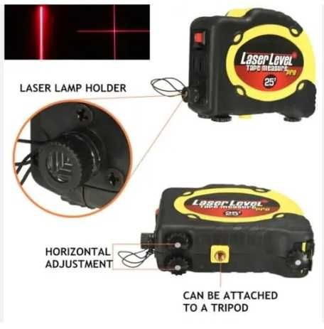 laser level pro miara poziomica 3w1