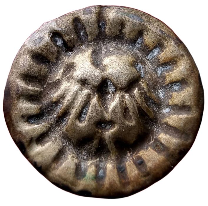 Brakteat Brandenburgia, Fryderyk II; bardzo ładne srebro