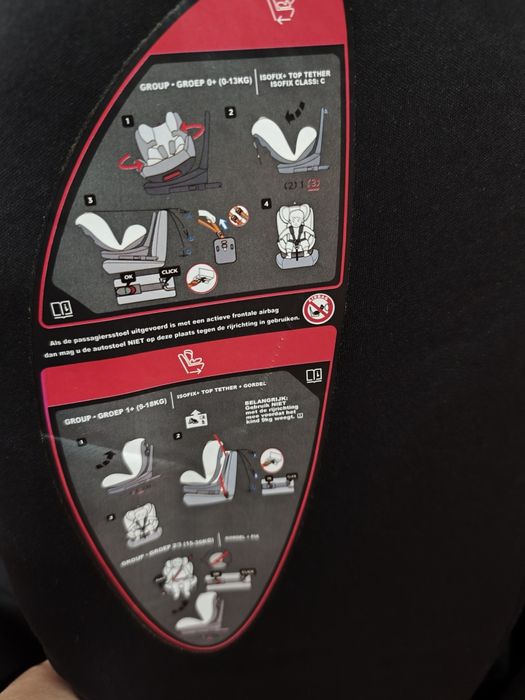 Cadeira auto até 36kg 360⁰