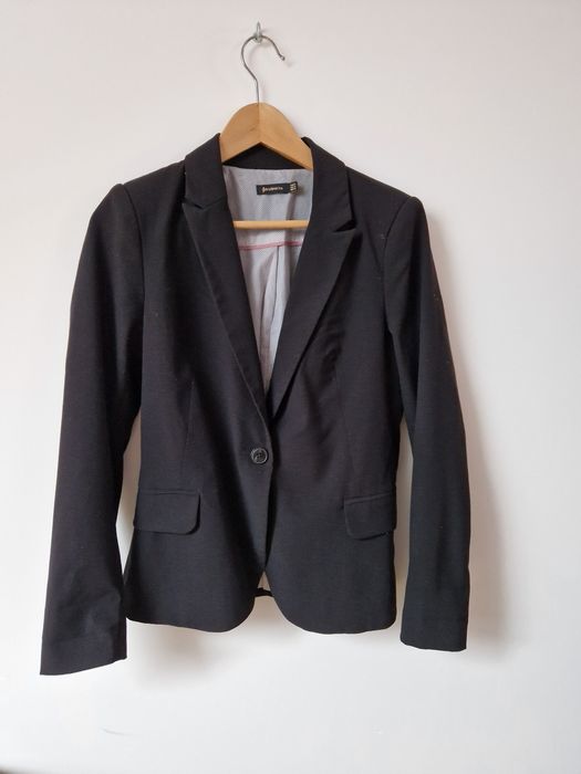 Czarna marynarka Stradivarius M