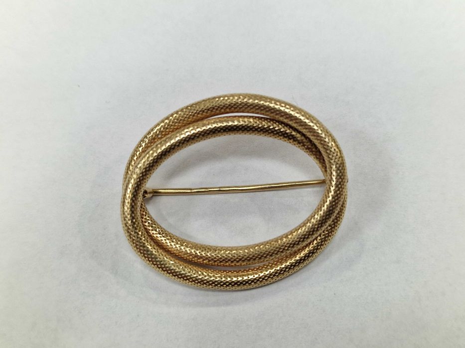 Złota broszka damska/ 583/ 5.27 gram/ lite złoto/ Polska 1986-96