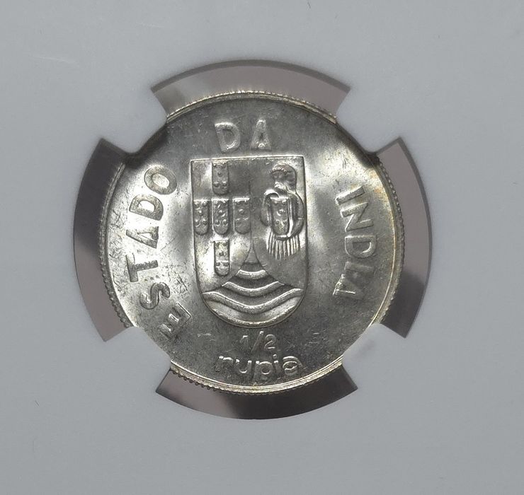 1/2 rupia 1936 MS64 +