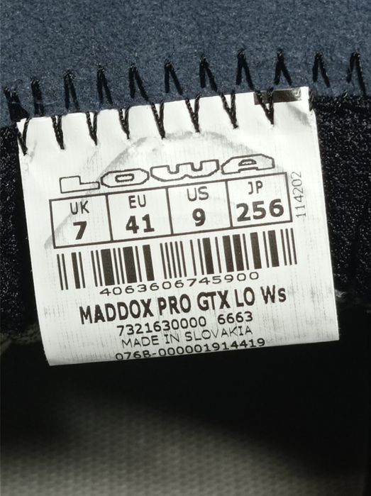Кросівки lowa maddox pro gore-tex 41р.