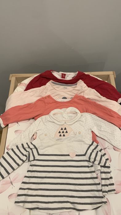 Bluzki niemowlęce okaidi 74